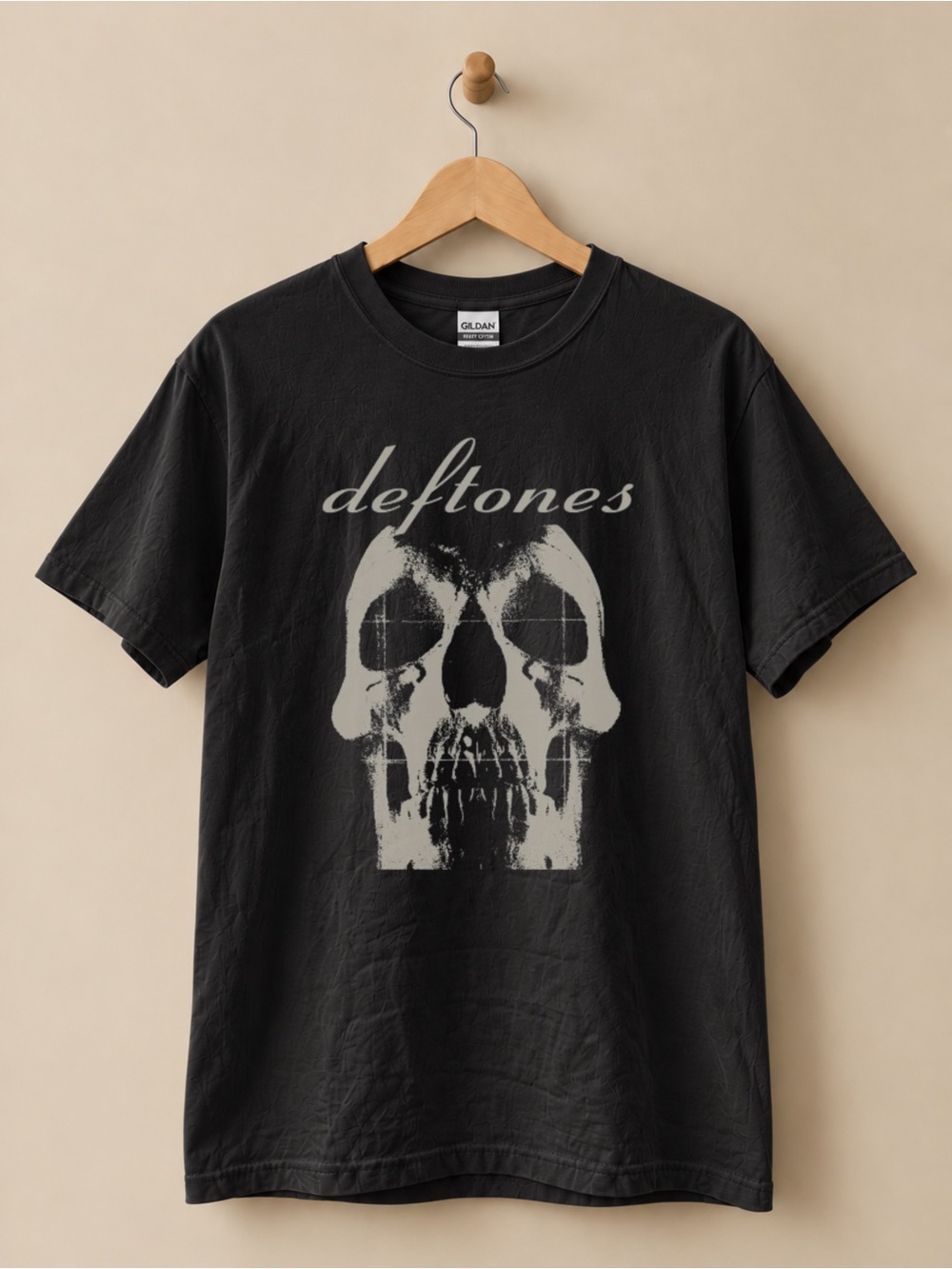 Deftones Skull Graphic Unisex T-shirt Rock Band Tee